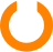 icon oval orange